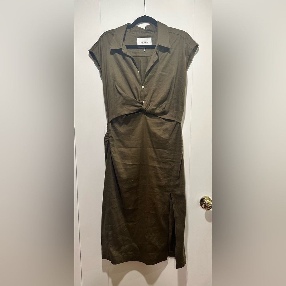 Frame Linen Dress - tried on a lot but never worn!